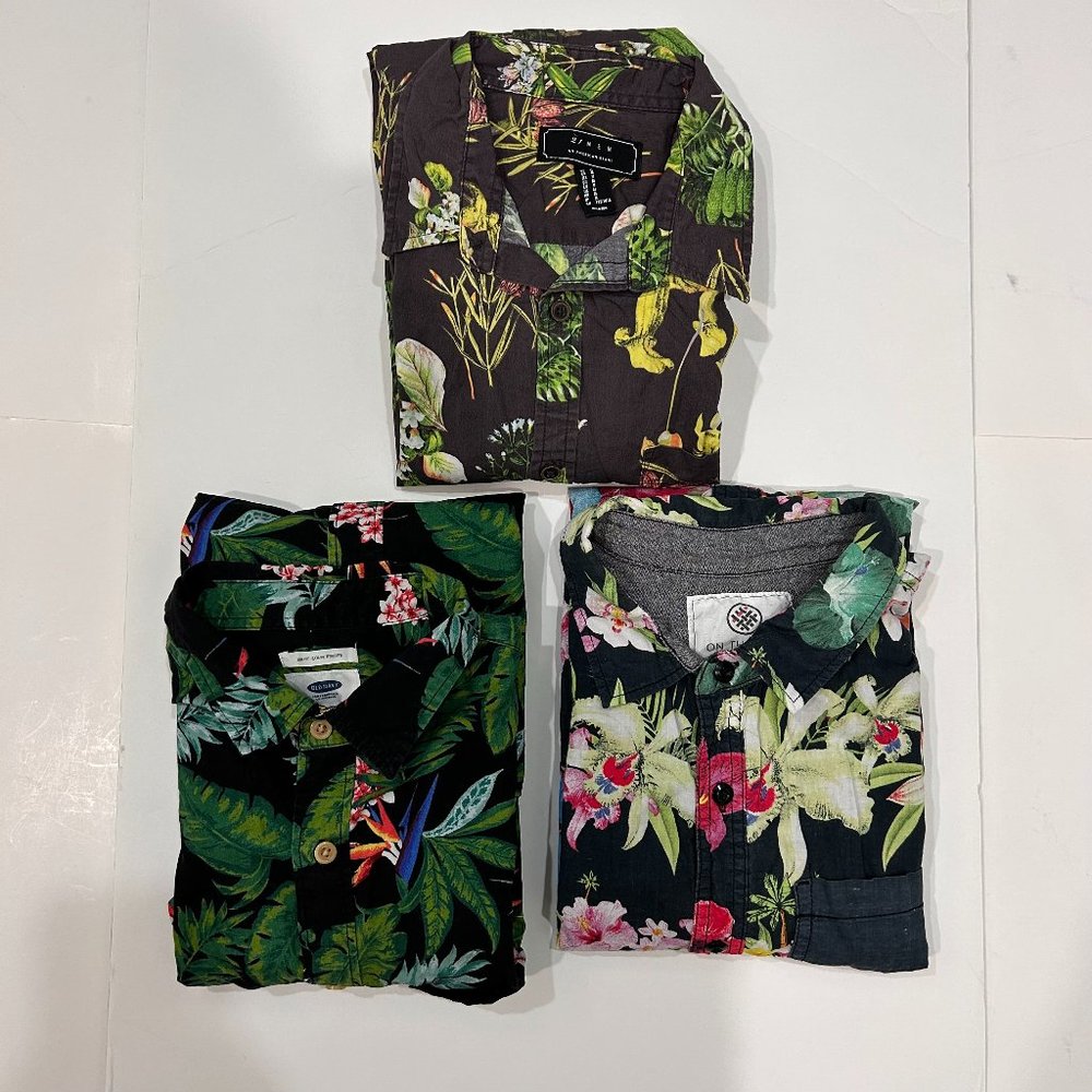 Men's Short Sleeve Shirt Bundle Size M QTY 3